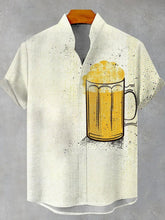 Deutschland-Bedrucktes Kurzarm-Hemd für Männer